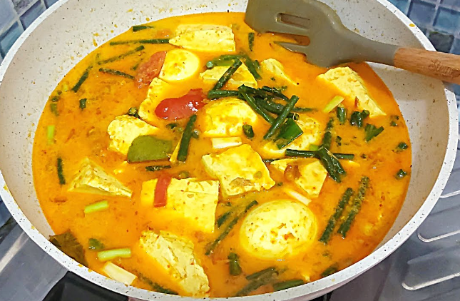 Gulai Tahu Telur Kacang Panjang