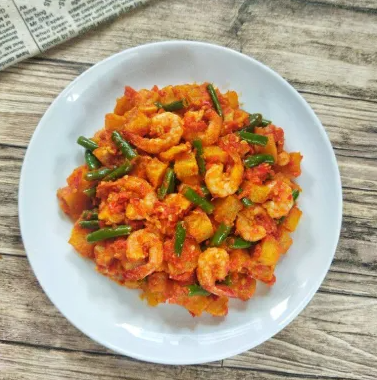 Balado Kentang Udang